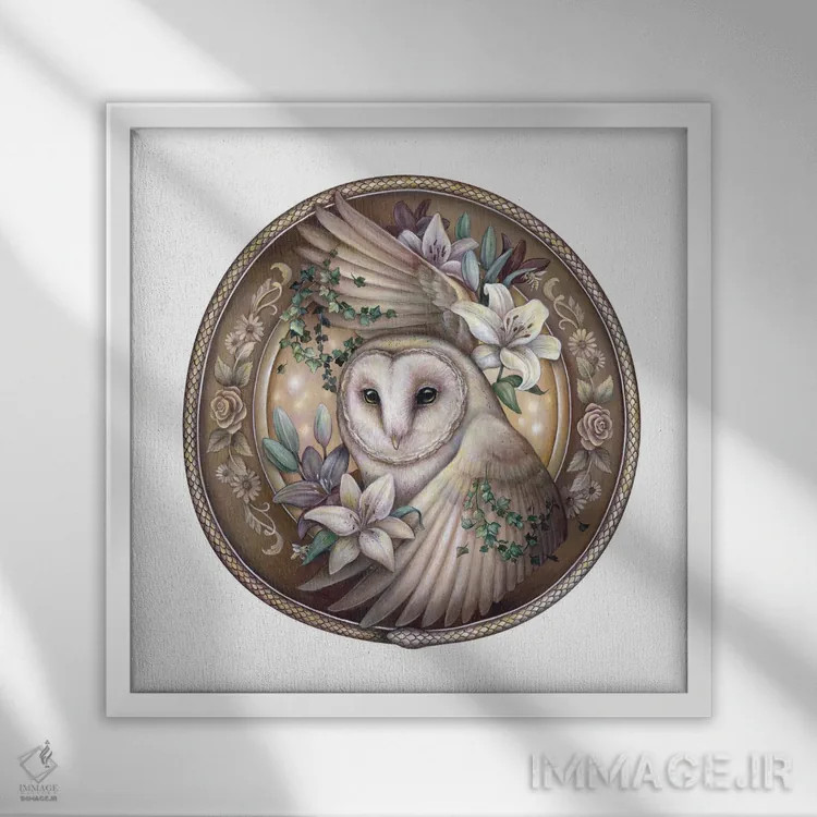 تابلو دکوراتیو تابستان اثر کیمرا واچنا - نمای قابدار سفید