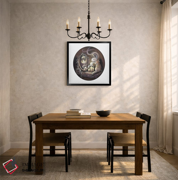 تابلو دکوراتیو آینه پیش گویی اثر کیمرا واچنا - D5B