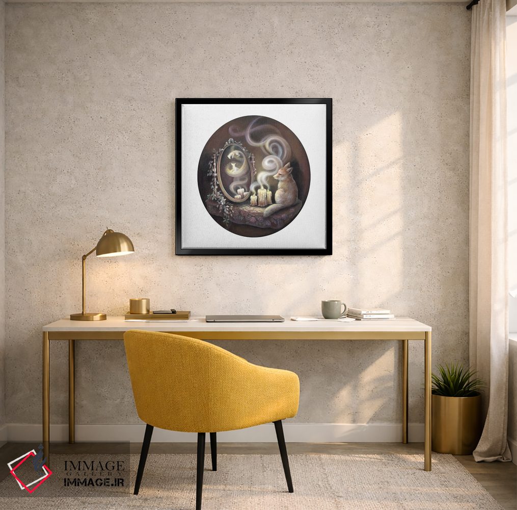 تابلو دکوراتیو آینه پیش گویی اثر کیمرا واچنا - D6B