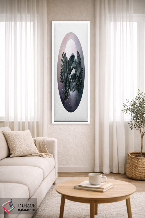 تابلو دکوراتیو کلاغ های غبار ستاره اثر کیمرا واچنا - D3W