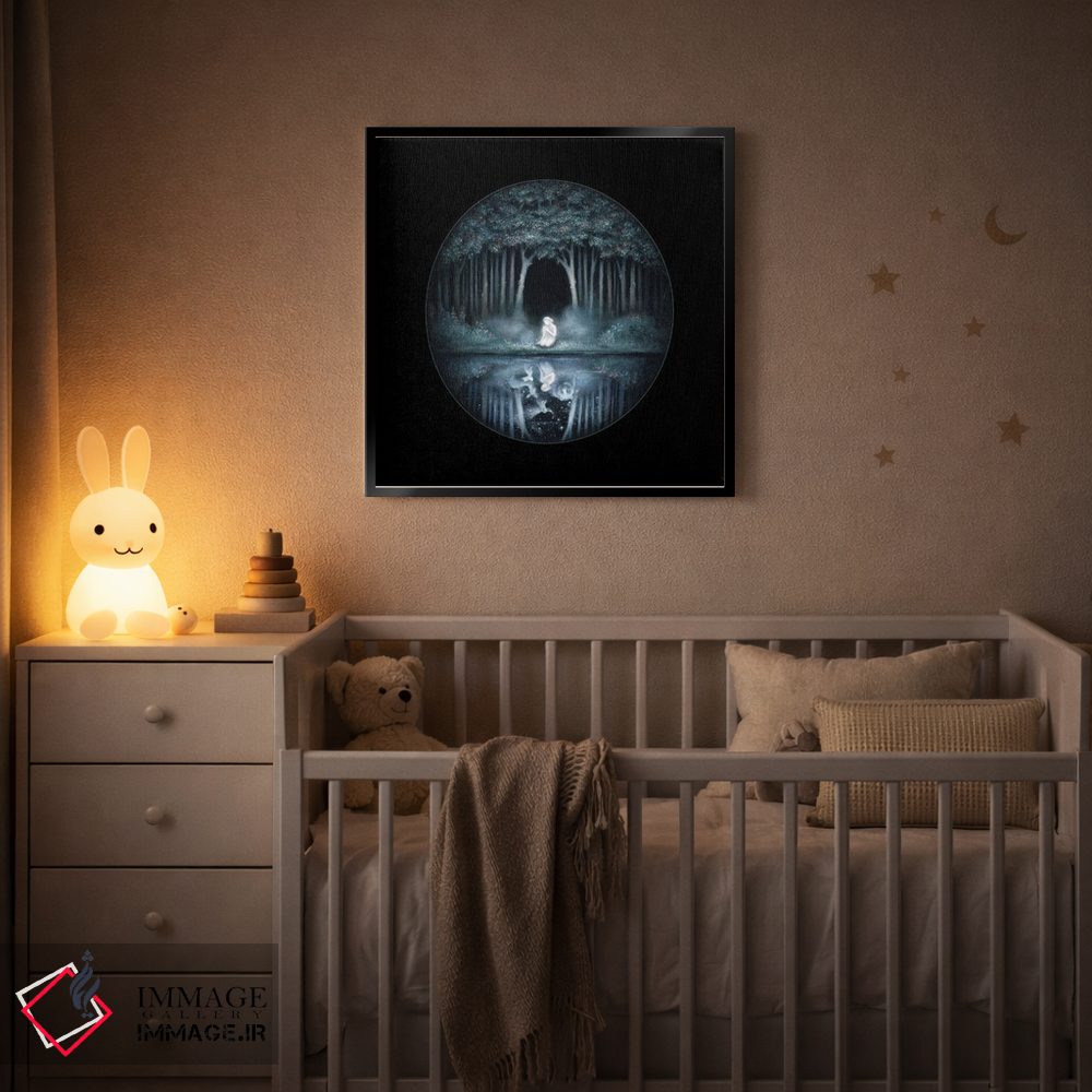 تابلو دکوراتیو آب جنگل سیاه ۱ اثر کیمرا واچنا - D4B