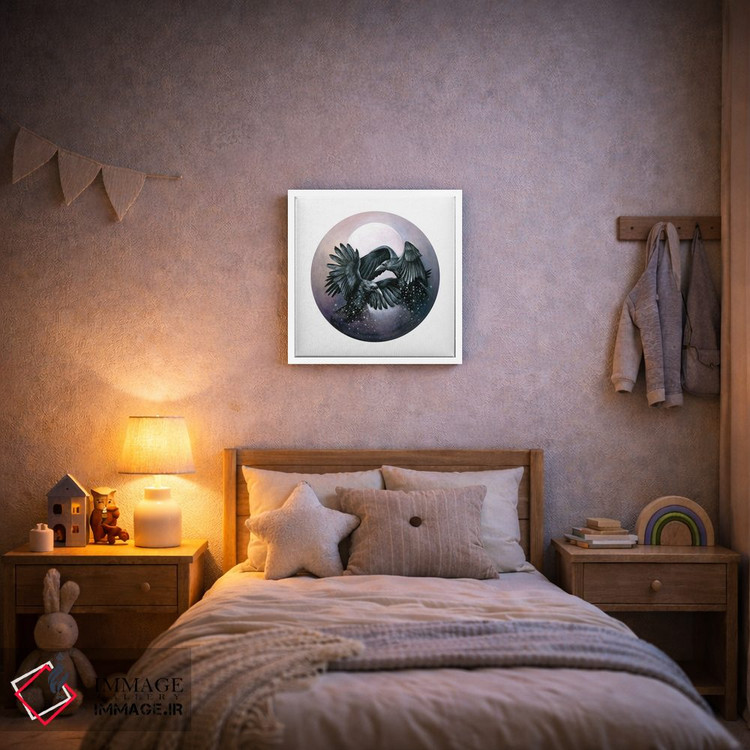 تابلو دکوراتیو کلاغ های غبار ستاره اثر کیمرا واچنا - D5W