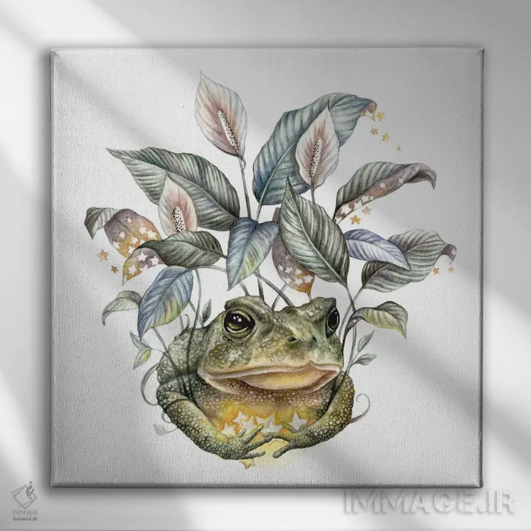 تابلو دکوراتیو گردآورنده اثر کیمرا واچنا - نمای روبهرو روی دیوار