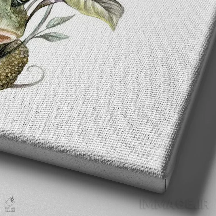 تابلو دکوراتیو گردآورنده اثر کیمرا واچنا - نمای نزدیک بافت بوم