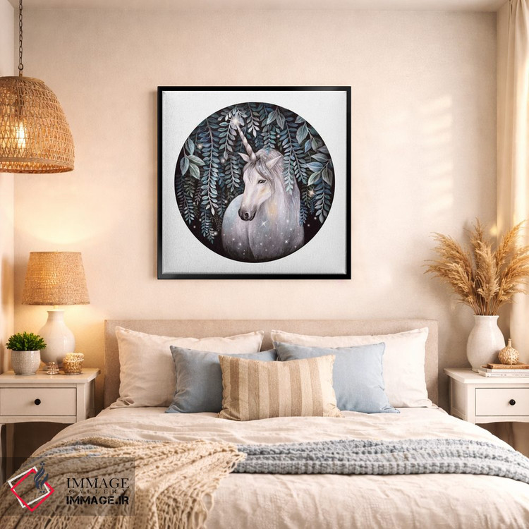 تابلو دکوراتیو تک شاخ اثر کیمرا واچنا - D1B