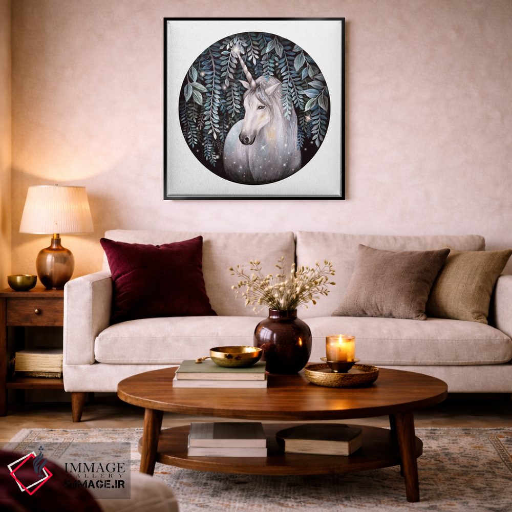 تابلو دکوراتیو تک شاخ اثر کیمرا واچنا - D3B