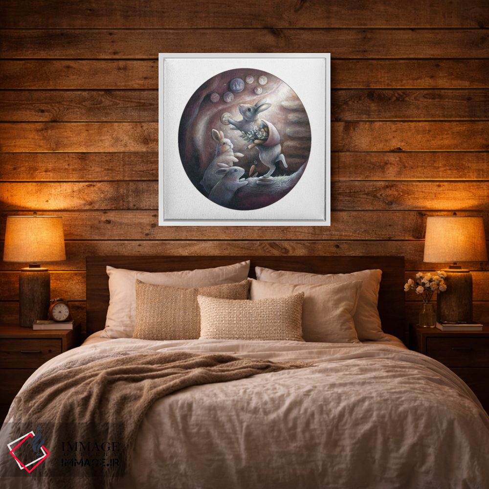 تابلو دکوراتیو لانه خرگوش اثر کیمرا واچنا - D2W