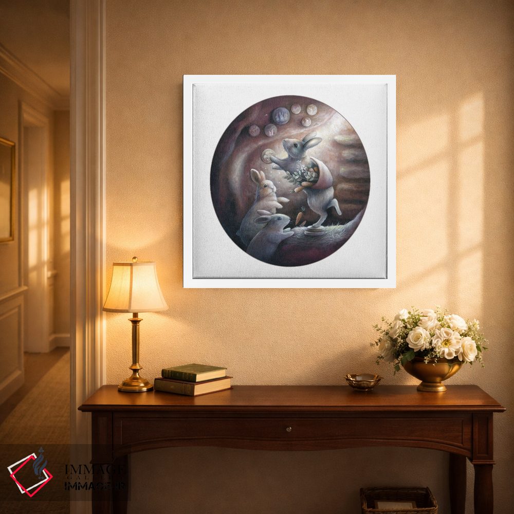 تابلو دکوراتیو لانه خرگوش اثر کیمرا واچنا - D3W