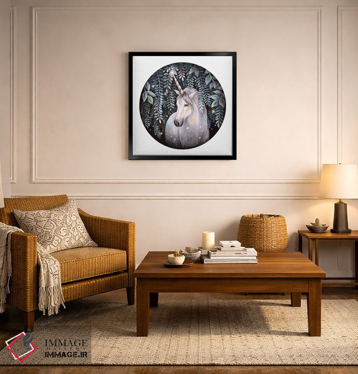 تابلو دکوراتیو تک شاخ اثر کیمرا واچنا - D6B