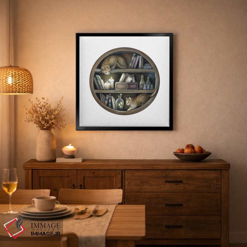 تابلو دکوراتیو کابینت جادوگر اثر کیمرا واچنا - D3B