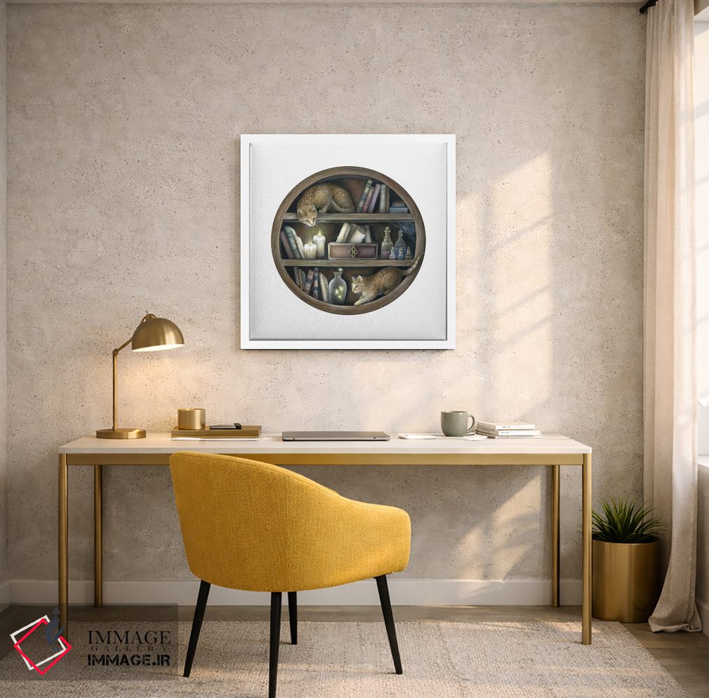 تابلو دکوراتیو کابینت جادوگر اثر کیمرا واچنا - D4W