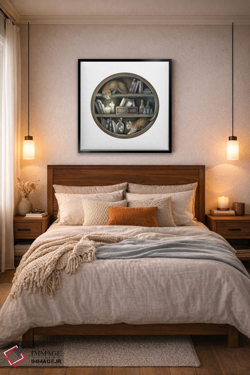 تابلو دکوراتیو کابینت جادوگر اثر کیمرا واچنا - D6B