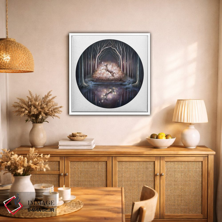 تابلو دکوراتیو آب جنگل سیاه ۲ اثر کیمرا واچنا - D1W