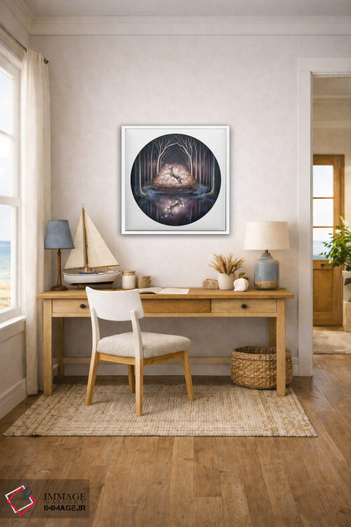 تابلو دکوراتیو آب جنگل سیاه ۲ اثر کیمرا واچنا - D2W