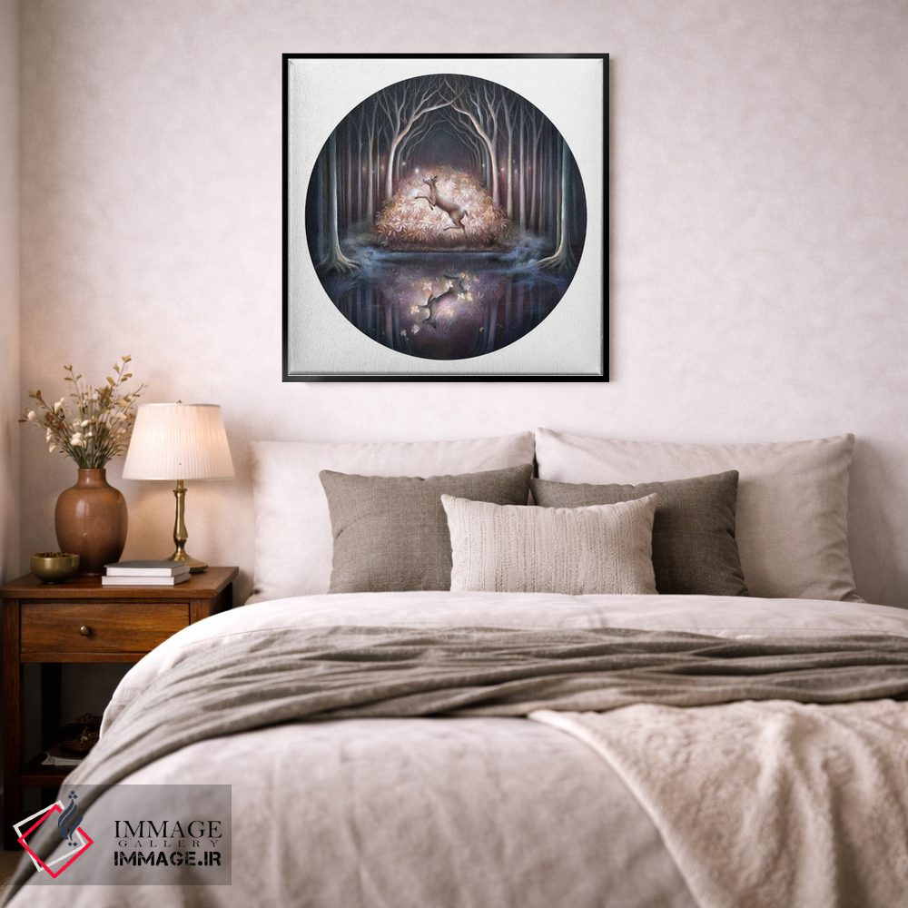 تابلو دکوراتیو آب جنگل سیاه ۲ اثر کیمرا واچنا - D3B