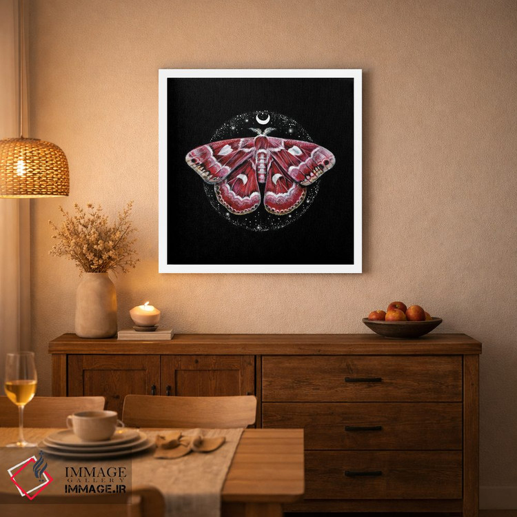 تابلو دکوراتیو پروانه موجودات کیهانی اثر کیمرا واچنا - D1W