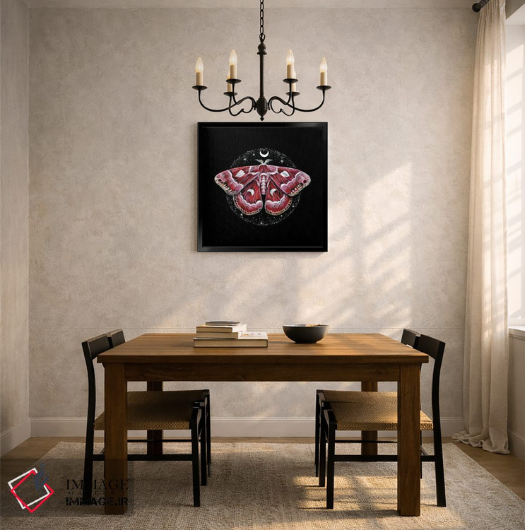 تابلو دکوراتیو پروانه موجودات کیهانی اثر کیمرا واچنا - D4B