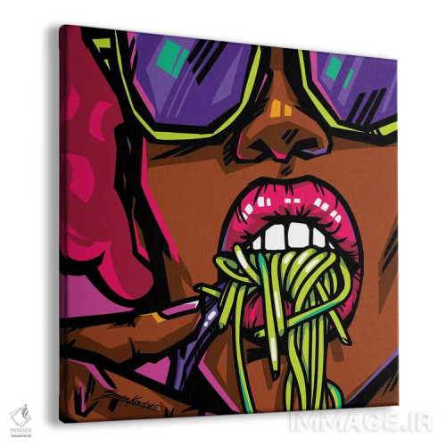 تابلو دکوراتیو پاستا اثر ساندرا کوالسکی - نمای پرسپکتیو محصول