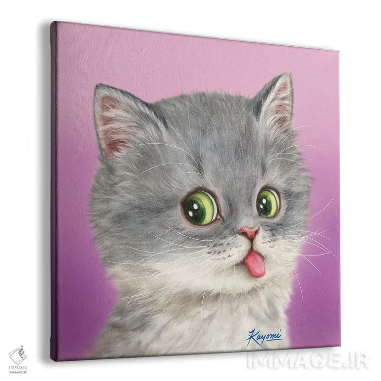 تابلو دکوراتیو ۳۶۵ روز با گربه ها: ۱۴ اثر کایومی هارای - نمای پرسپکتیو محصول