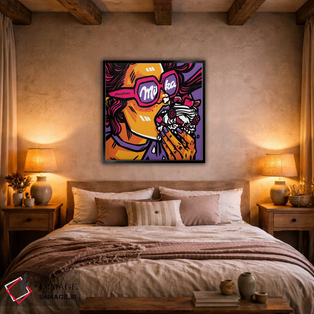 تابلو دکوراتیو شکلات میلکا اثر ساندرا کوالسکی - D4B