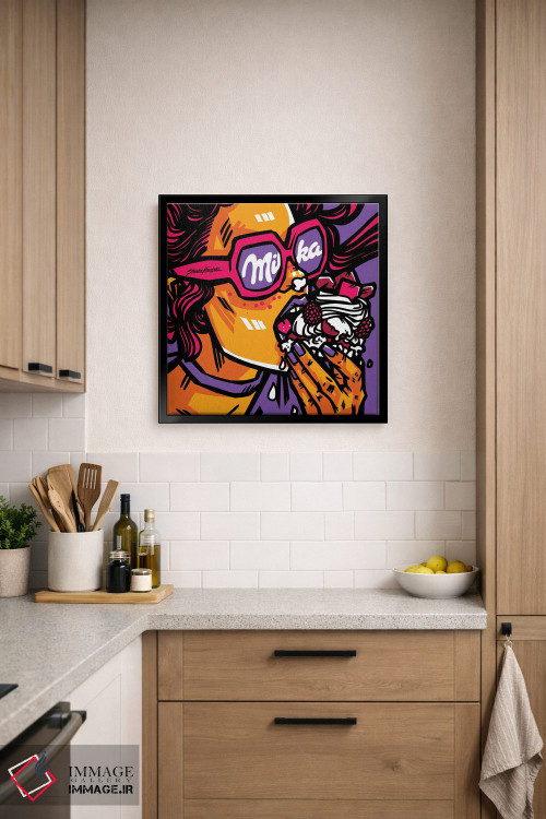 تابلو دکوراتیو شکلات میلکا اثر ساندرا کوالسکی - D6B