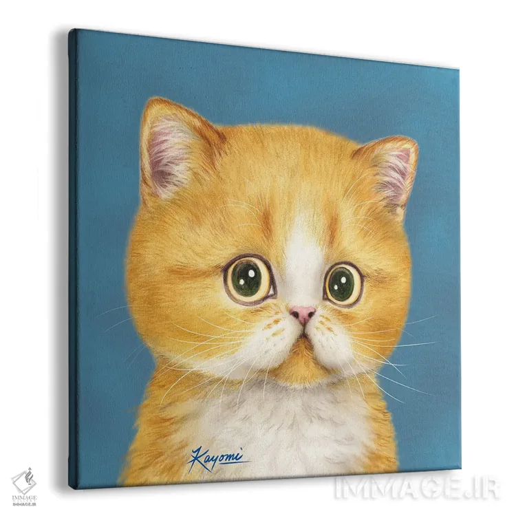 تابلو دکوراتیو ۳۶۵ روز با گربه ها: ۱۵ اثر کایومی هارای - نمای پرسپکتیو محصول