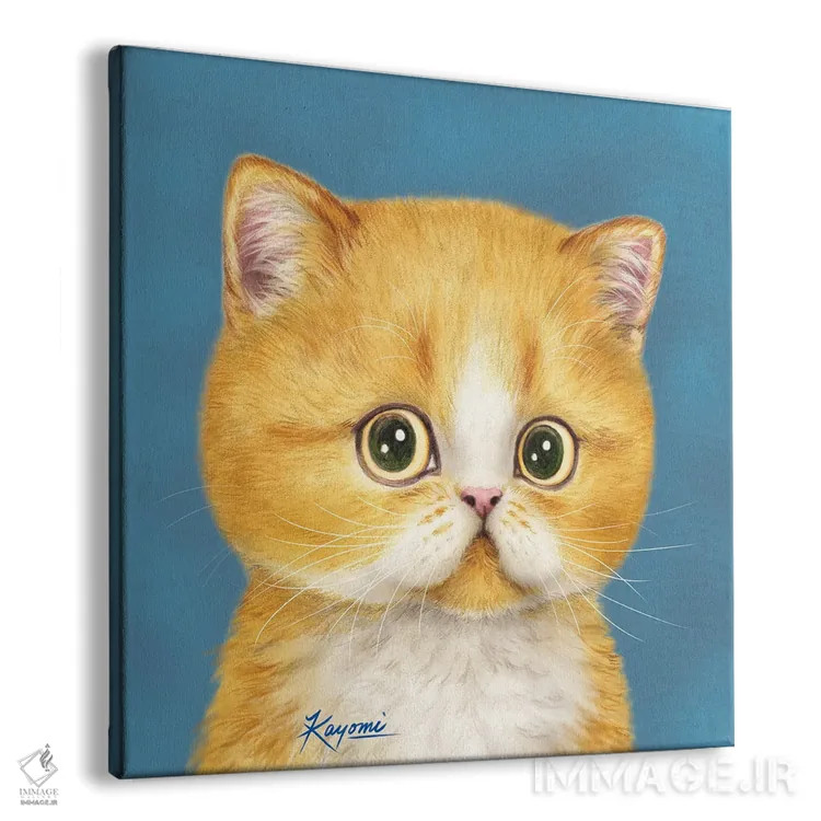 تابلو دکوراتیو ۳۶۵ روز با گربه ها: ۱۵ اثر کایومی هارای - نمای پرسپکتیو محصول