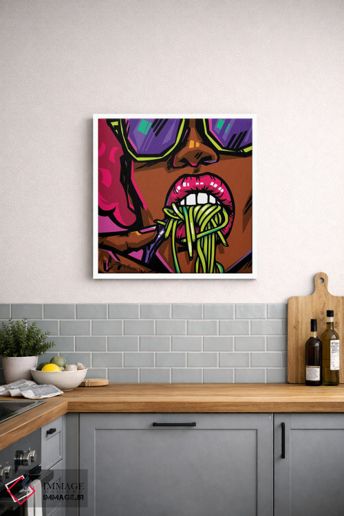 تابلو دکوراتیو پاستا اثر ساندرا کوالسکی - D2W