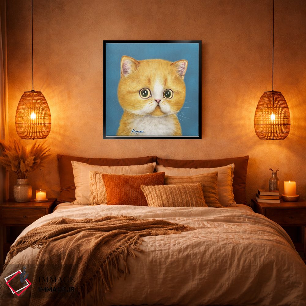 تابلو دکوراتیو ۳۶۵ روز با گربه ها: ۱۵ اثر کایومی هارای - D5B