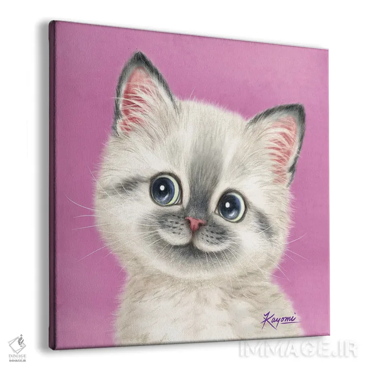 تابلو دکوراتیو ۳۶۵ روز با گربه ها: ۱۶ اثر کایومی هارای - نمای پرسپکتیو محصول