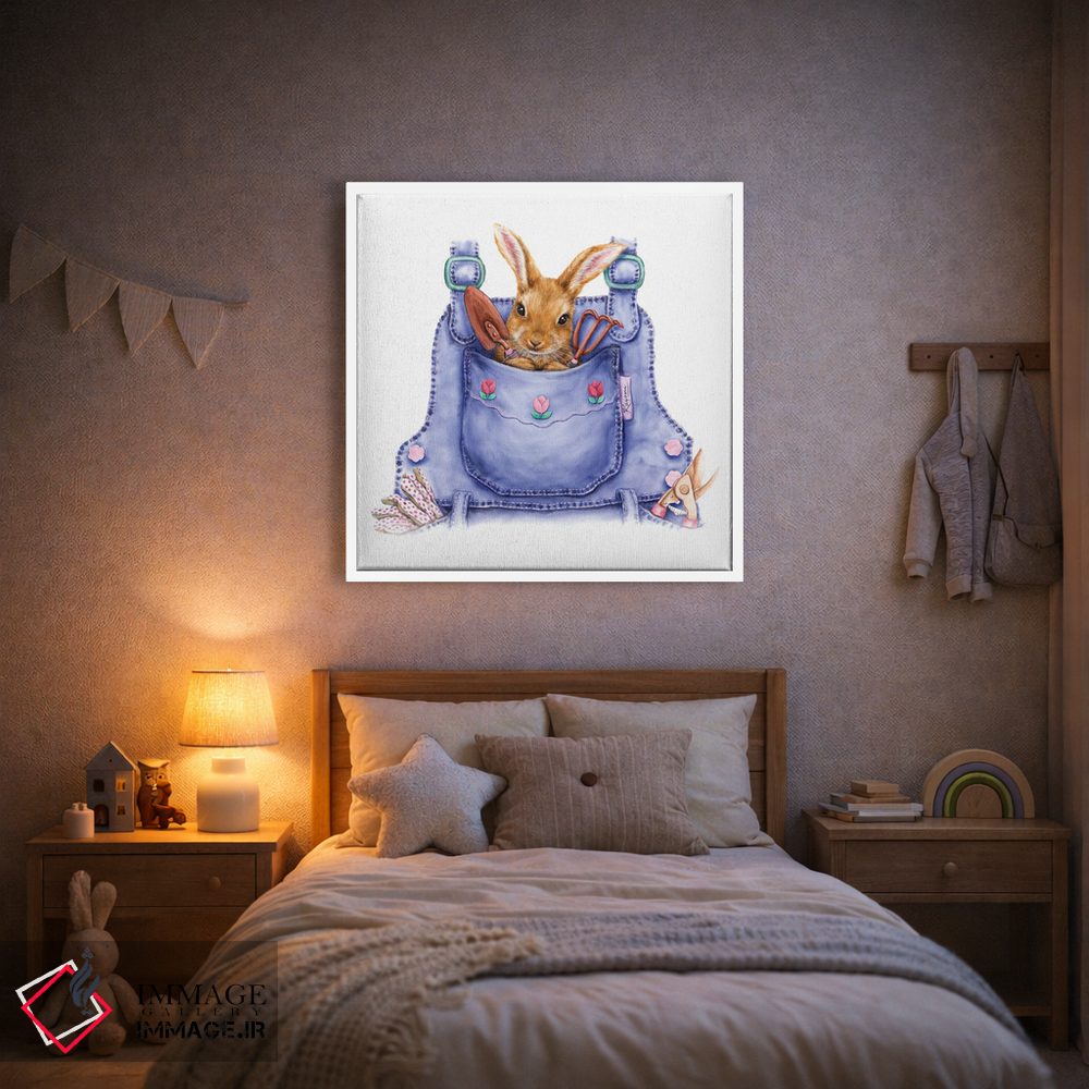 تابلو دکوراتیو خرگوش اثر کایومی هارای - D1W