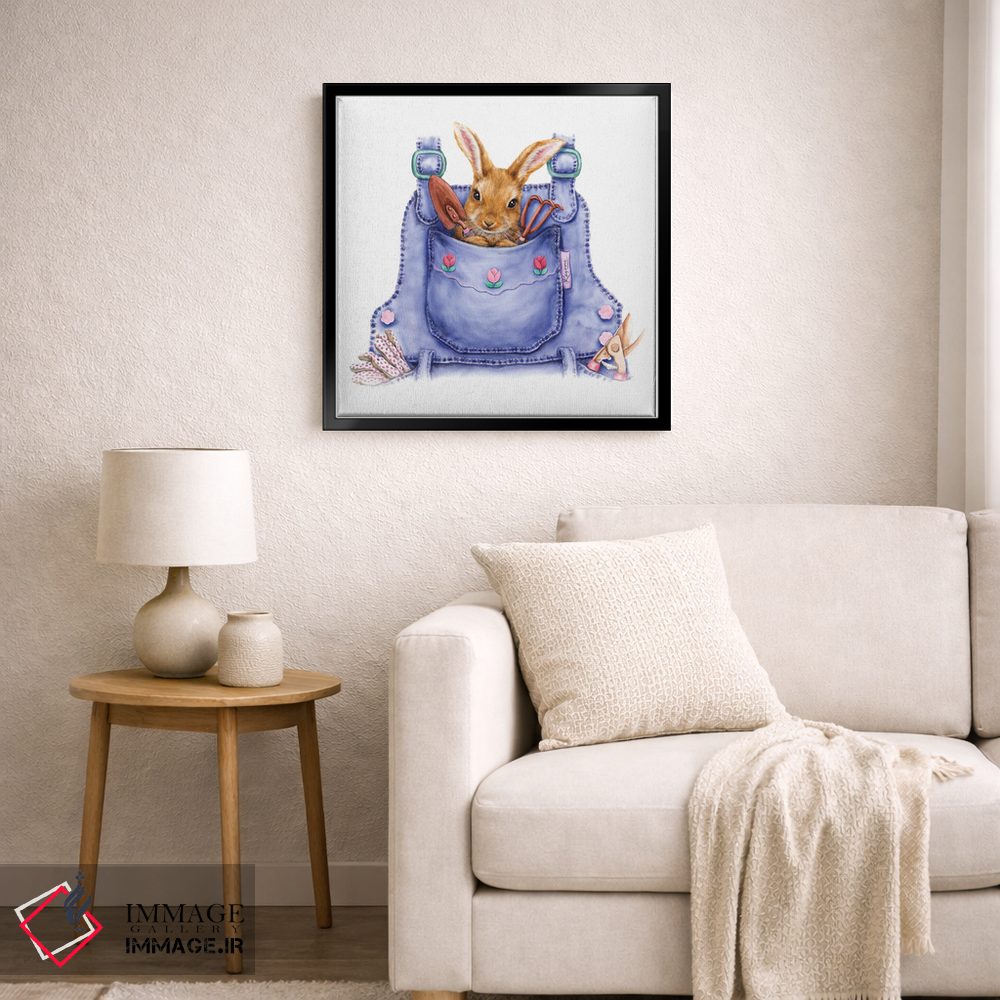 تابلو دکوراتیو خرگوش اثر کایومی هارای - D6B