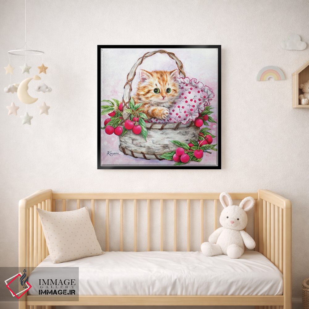 تابلو دکوراتیو گیلاس ها اثر کایومی هارای - D1B