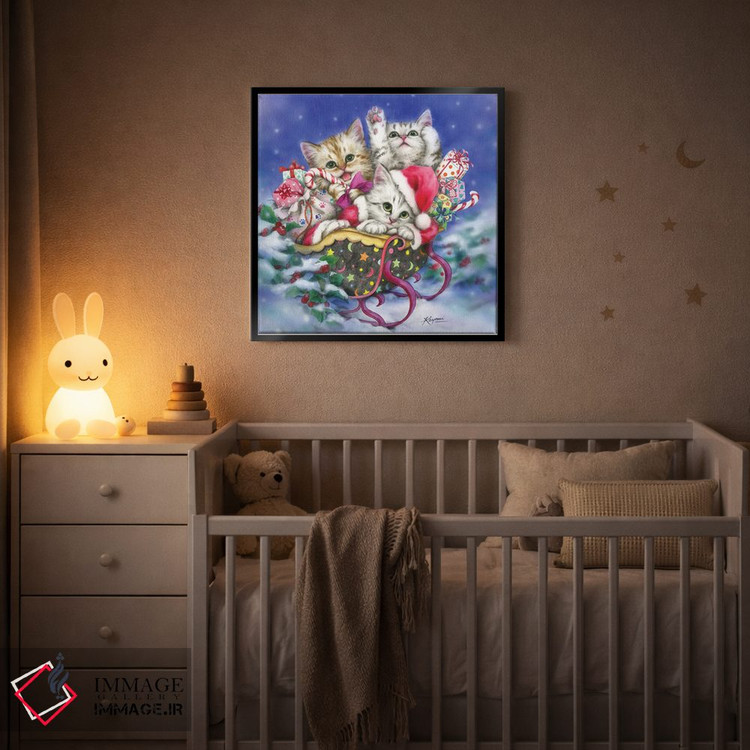 تابلو دکوراتیو هدیه کریسمس اثر کایومی هارای - D5B