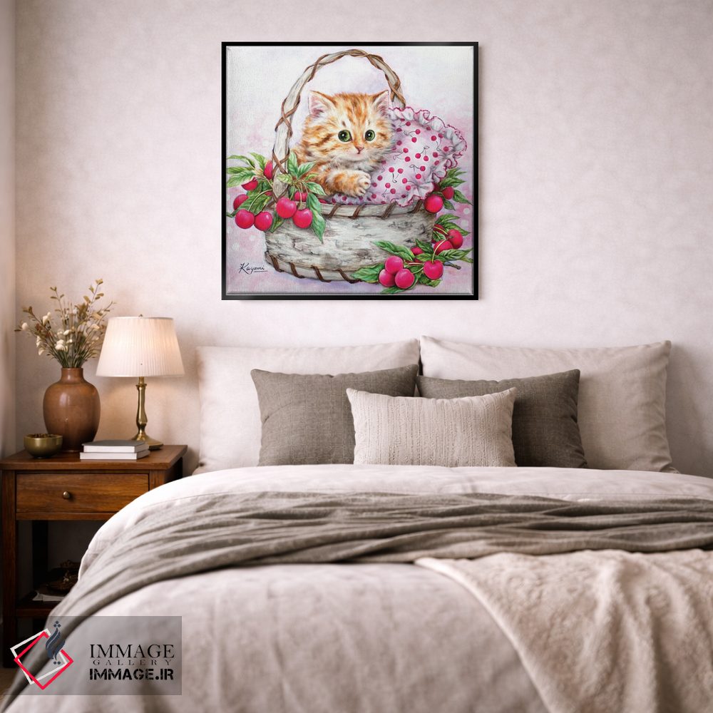 تابلو دکوراتیو گیلاس ها اثر کایومی هارای - D4B