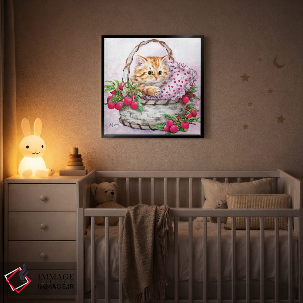 تابلو دکوراتیو گیلاس ها اثر کایومی هارای - D5B