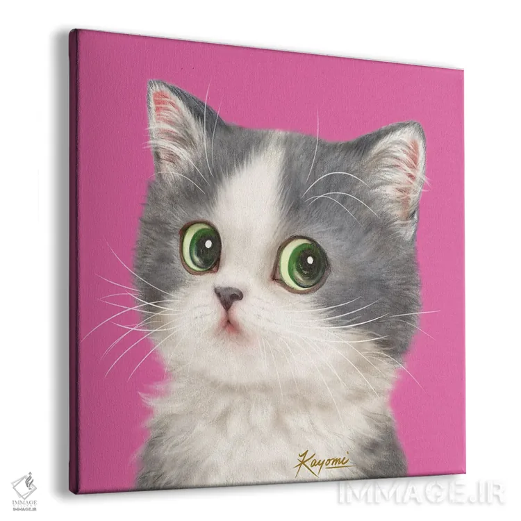 تابلو دکوراتیو ۳۶۵ روز با گربه ها: ۲۴ اثر کایومی هارای - نمای پرسپکتیو محصول