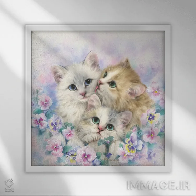 تابلو دکوراتیو اهل رویاپردازی روزانه اثر کایومی هارای - نمای قابدار سفید