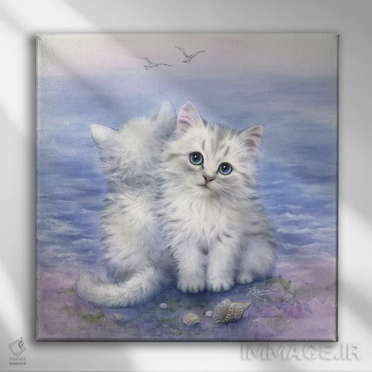 تابلو دکوراتیو اولین قرار اثر کایومی هارای - نمای روبهرو روی دیوار