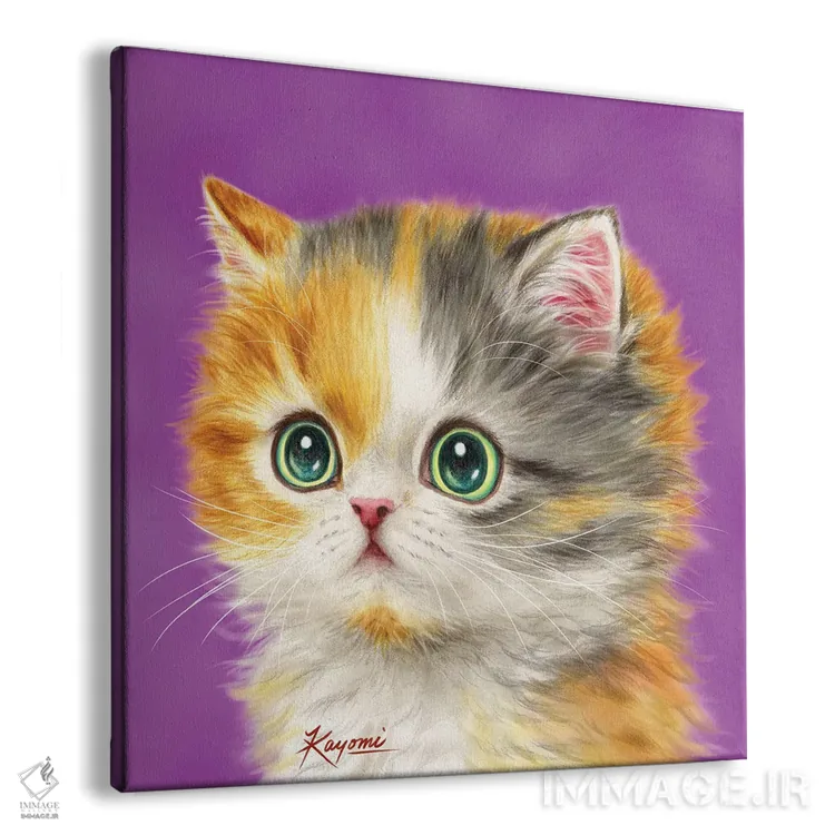 تابلو دکوراتیو ۳۶۵ روز با گربه ها: ۲۸ اثر کایومی هارای - نمای پرسپکتیو محصول