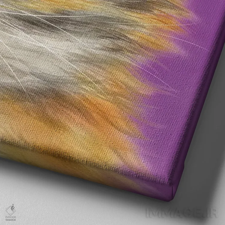 تابلو دکوراتیو ۳۶۵ روز با گربه ها: ۲۸ اثر کایومی هارای - نمای نزدیک بافت بوم