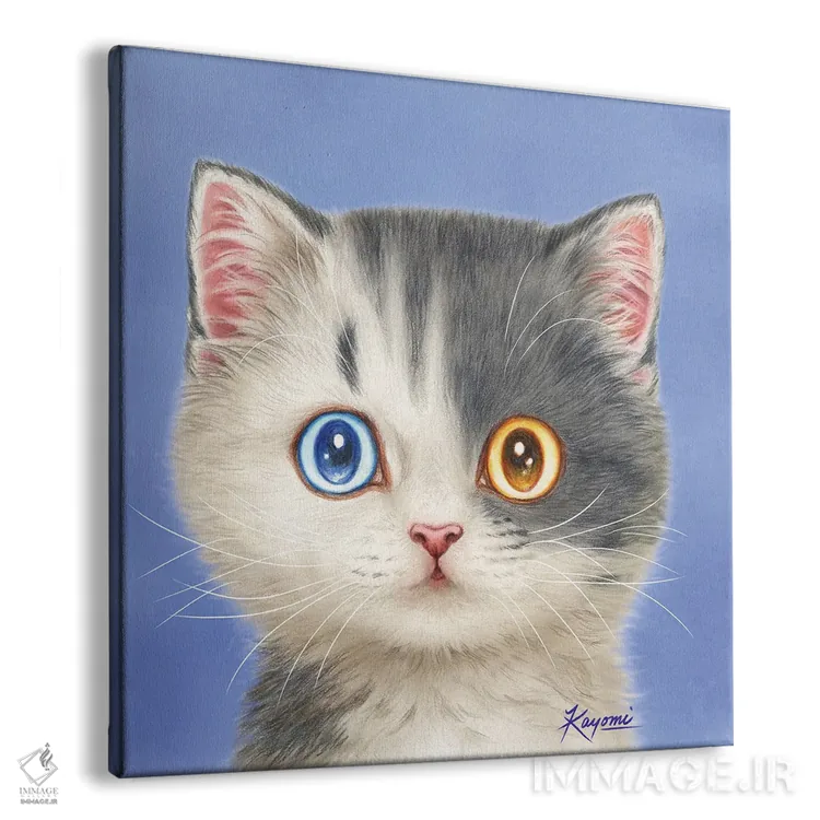 تابلو دکوراتیو ۳۶۵ روز با گربه ها: ۲ اثر کایومی هارای - نمای پرسپکتیو محصول