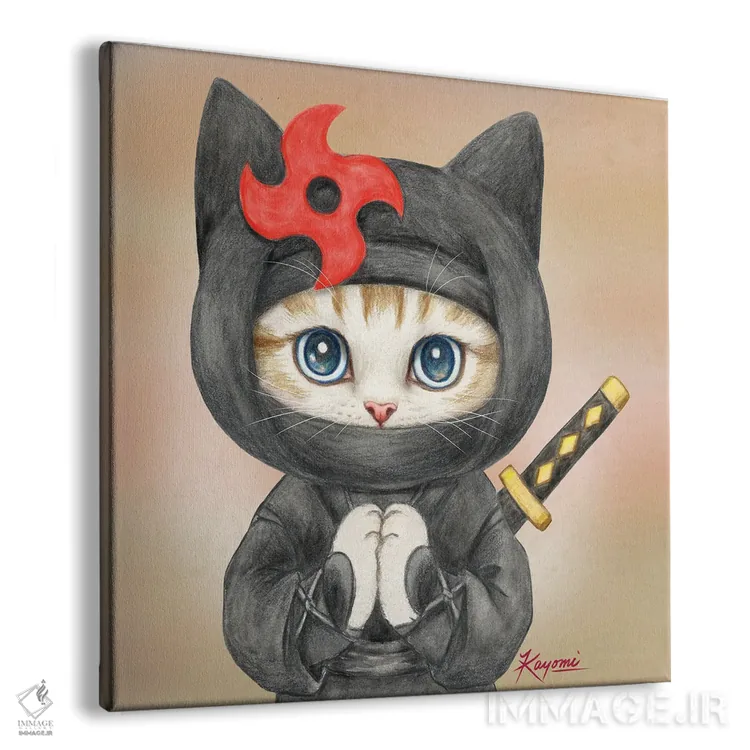 تابلو دکوراتیو ۳۶۵ روز با گربه ها: ۴۲ اثر کایومی هارای - نمای پرسپکتیو محصول