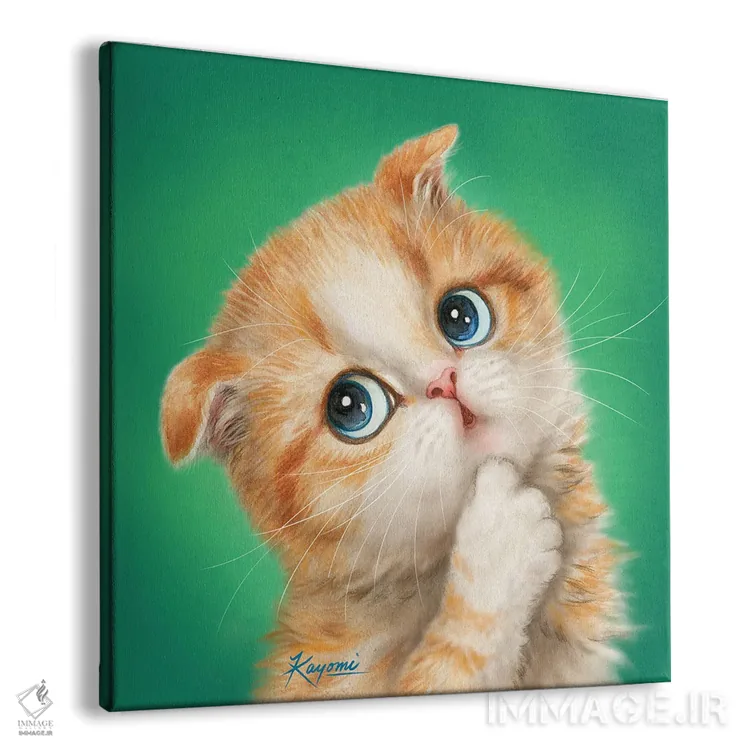 تابلو دکوراتیو ۳۶۵ روز با گربه ها: ۵۱ اثر کایومی هارای - نمای پرسپکتیو محصول