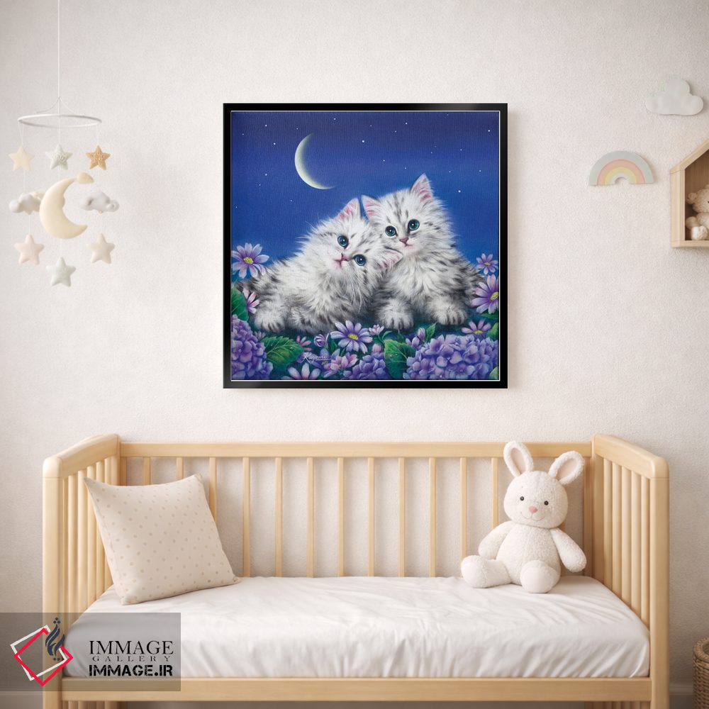 تابلو دکوراتیو قرار عاشقانه زیر مهتاب اثر کایومی هارای - D2B