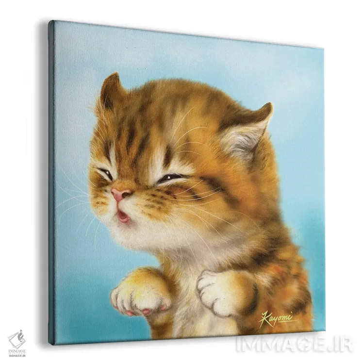 تابلو دکوراتیو ۳۶۵ روز با گربه ها: ۵۳ اثر کایومی هارای - نمای پرسپکتیو محصول