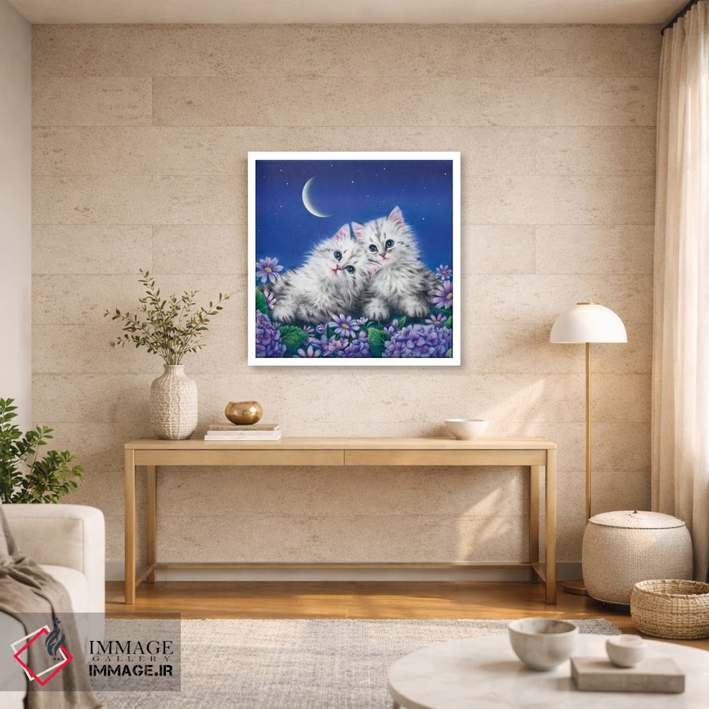 تابلو دکوراتیو قرار عاشقانه زیر مهتاب اثر کایومی هارای - D3W