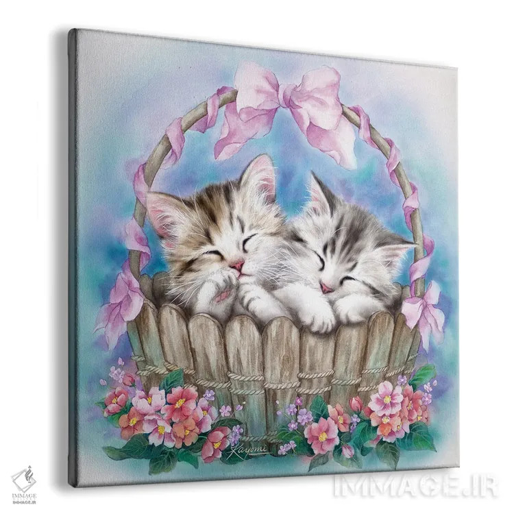 تابلو دکوراتیو رویای آرام اثر کایومی هارای - نمای پرسپکتیو محصول