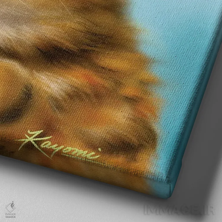 تابلو دکوراتیو ۳۶۵ روز با گربه ها: ۵۳ اثر کایومی هارای - نمای نزدیک بافت بوم