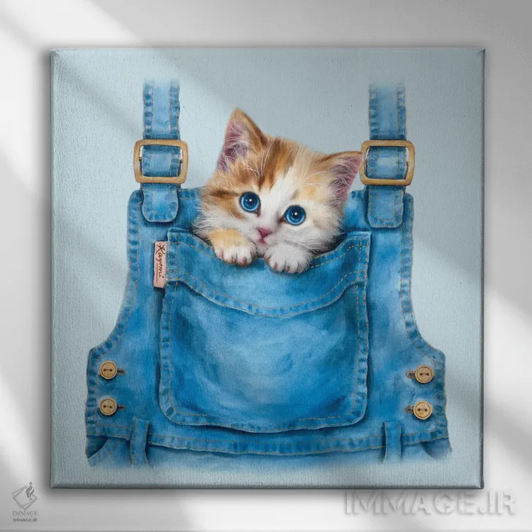 تابلو دکوراتیو درود جیبی اثر کایومی هارای - نمای روبهرو روی دیوار